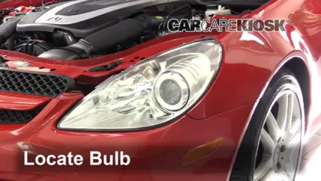 2009 Mercedes-Benz SLK300 3.0L V6 Éclairage Feu clignotant avant (remplacer l'ampoule)